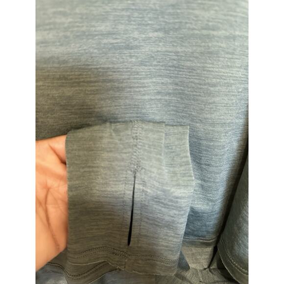 Free People Cadence Top Layering Long Sleeve Tee Green Women Sz S Stretchy Soft - Picture 8 of 12